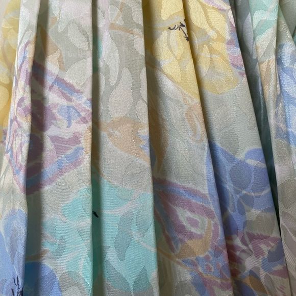 Vintage Floral Print Skirt Sz M - Picture 4 of 13